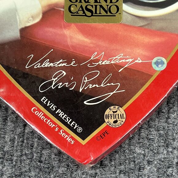 VTG ELVIS PRESLEY 10” Russell Stover Heart Chocolate Box Collector Series Casino - Picture 3 of 8